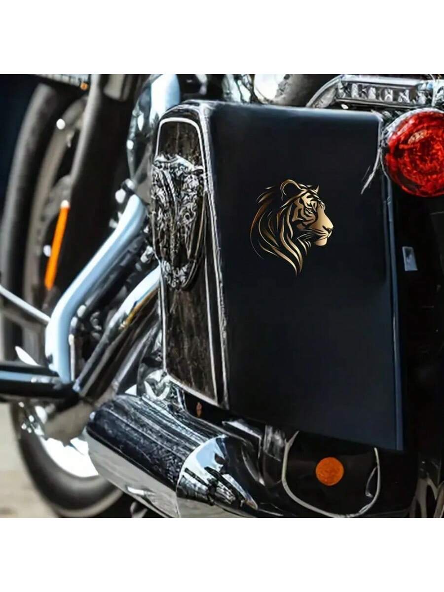 Waterproof Anti-UV Lion Sticker- PVC Self-Adhesive Decal Suitable For All Vehicles, Walls, Laptops, Motorcycles, Helmets And Notebooks
