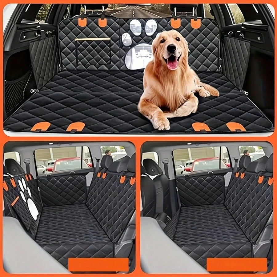 Wear Resistant And Anti Slip Rear Seat Protection Pad- Suitable For Heavy-Duty Dog Car Seat Cushions In SUVs, Cars, And Trucks- Easy To Clean Nylon Pet Seat Covers- Scratch And Splash Resistant Int
