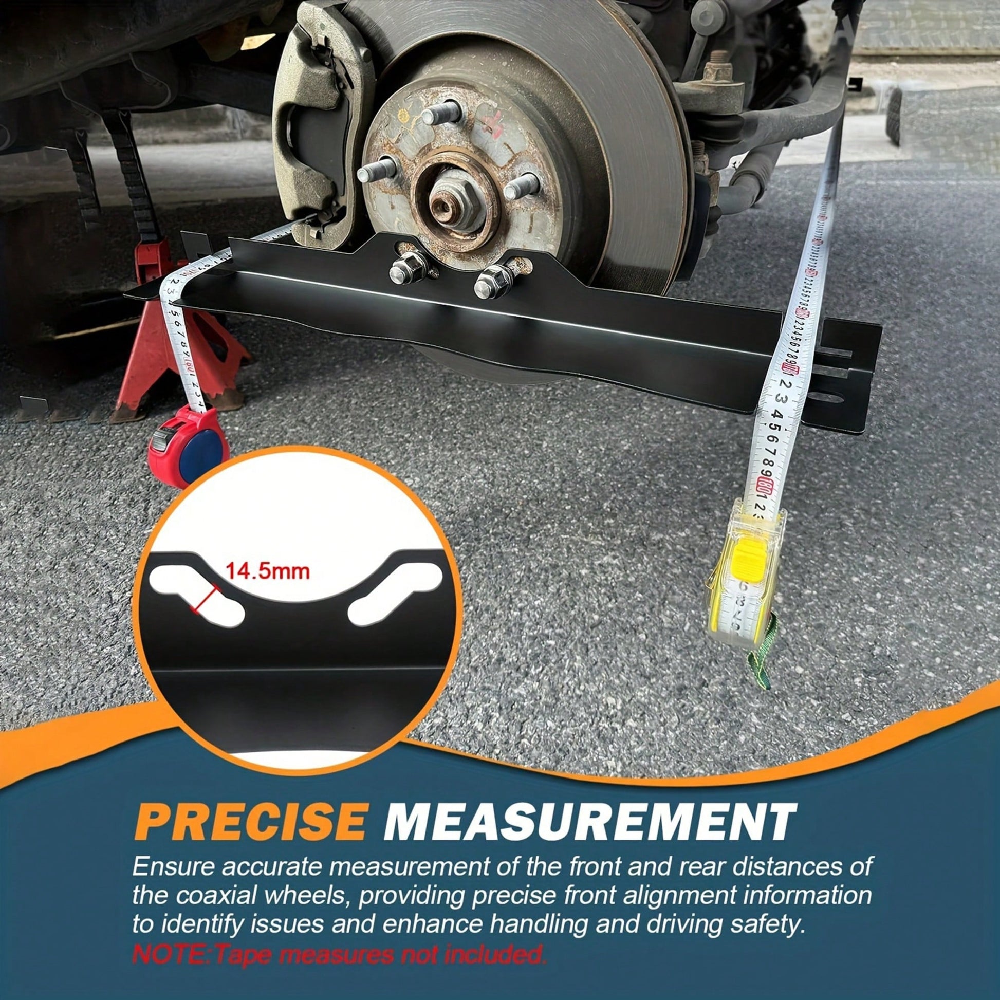 Wheel Toe Alignment Tool Plate Easy To Storage With Convenient Space-Saving Design Suitable For Car Truck SUV