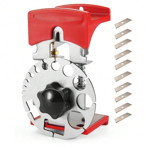 Wire Stripper Tool With 10 Replacement Blades, For Electrical Cables Adjustable Blade Depth For Precise Cutting Lightweight Cable Stripper For Home And Professional Use, Multifunctional And Portable