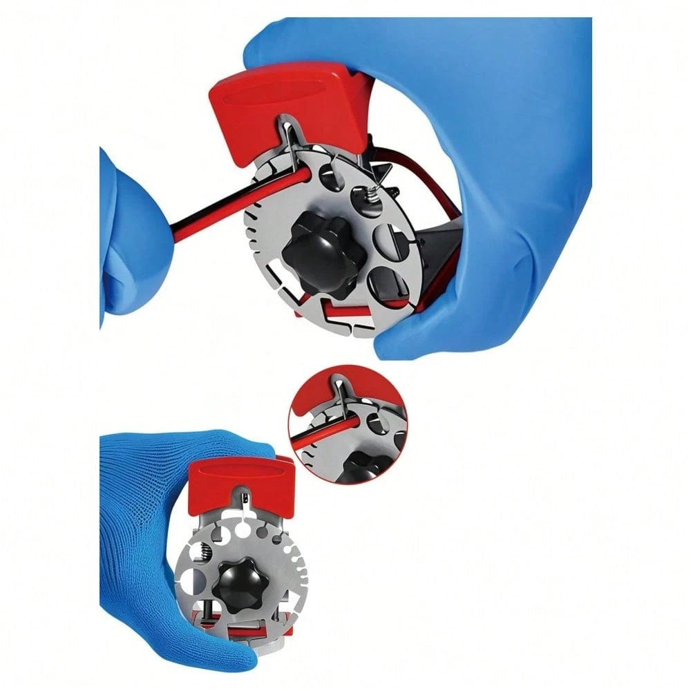 Wire Stripper Tool With 10 Replacement Blades, For Electrical Cables Adjustable Blade Depth For Precise Cutting Lightweight Cable Stripper For Home And Professional Use, Multifunctional And Portable