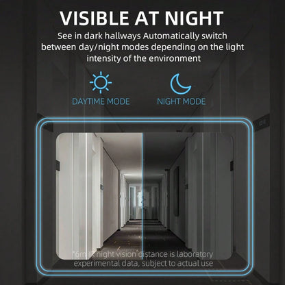 Wireless Doorbell, Doorbell Camera Wireless, Smart Video Doorbell With Chime, No Subscription Required, Lifetime Free 72-Hour Cyclic Cloud Storage, Two-Way Talk, Battery Powered, 90 Degree Wide-Angle