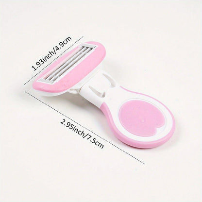 Women's Body Shaver With Travel Storage Case, Painless Hair Removal For Legs, Bikini Area And Underarms, Gentle Care For Sensitive Skin, Wet & Dry Use, Ergonomic Handle, Portable Design Suitable For H