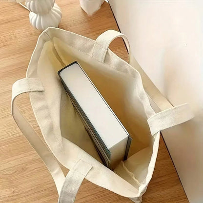 Women'S Funny Book Lover Tote Bag- "Born To Read, Forced To Work" Literary Graphic With Teardrop Eyes- Beige & Black Bookish Design- Durable Polyester Canvas Bag For Library, Office, Everyday Use