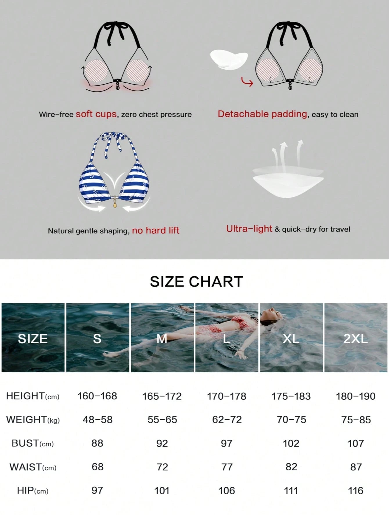 Women's Halter Floral Print Bikini Set, Side Tie Bottoms, Casual Sexy Two Pieces Swimsuit, Suitable For Beach, Festival, Summer Vacation, New Arrival