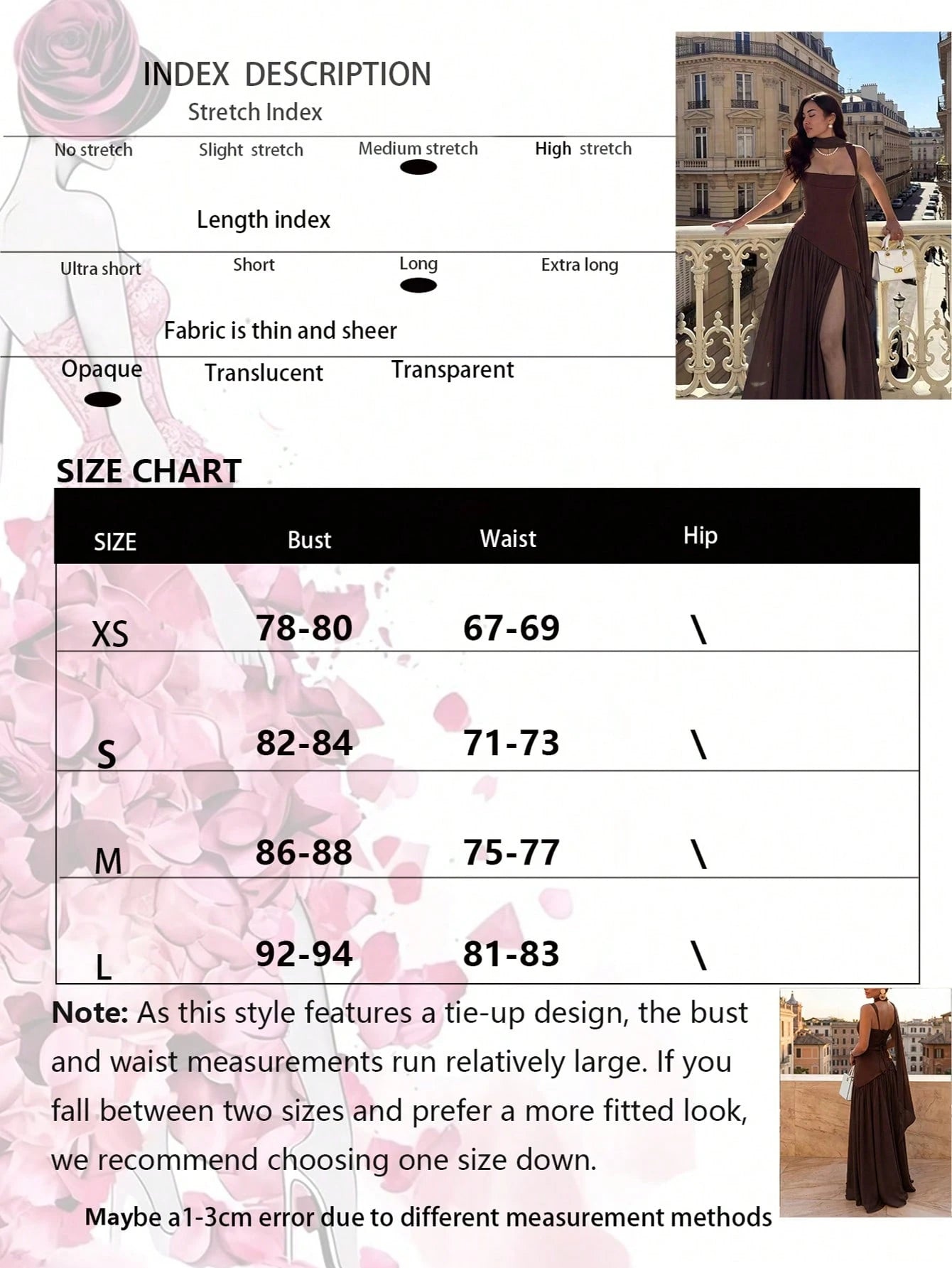 Women's Solid Color Square Neck Backless Tie Ruffle Hem Sexy Vacation Wedding Party Dress Elegant Summer Brown, Boho Chic
