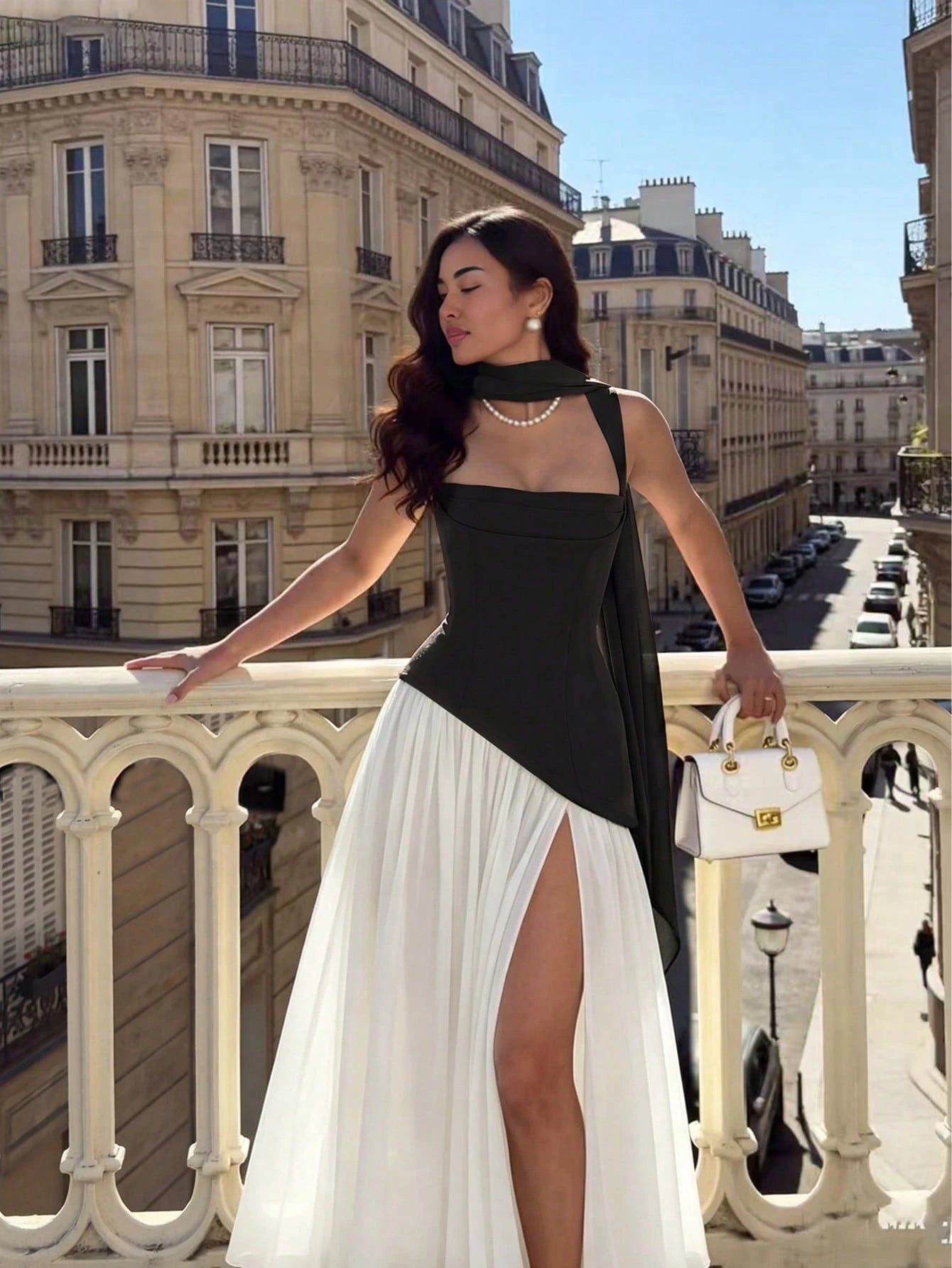 Women's Solid Color Square Neck Backless Tie Ruffle Hem Sexy Vacation Wedding Party Dress Elegant Summer Brown, Boho Chic