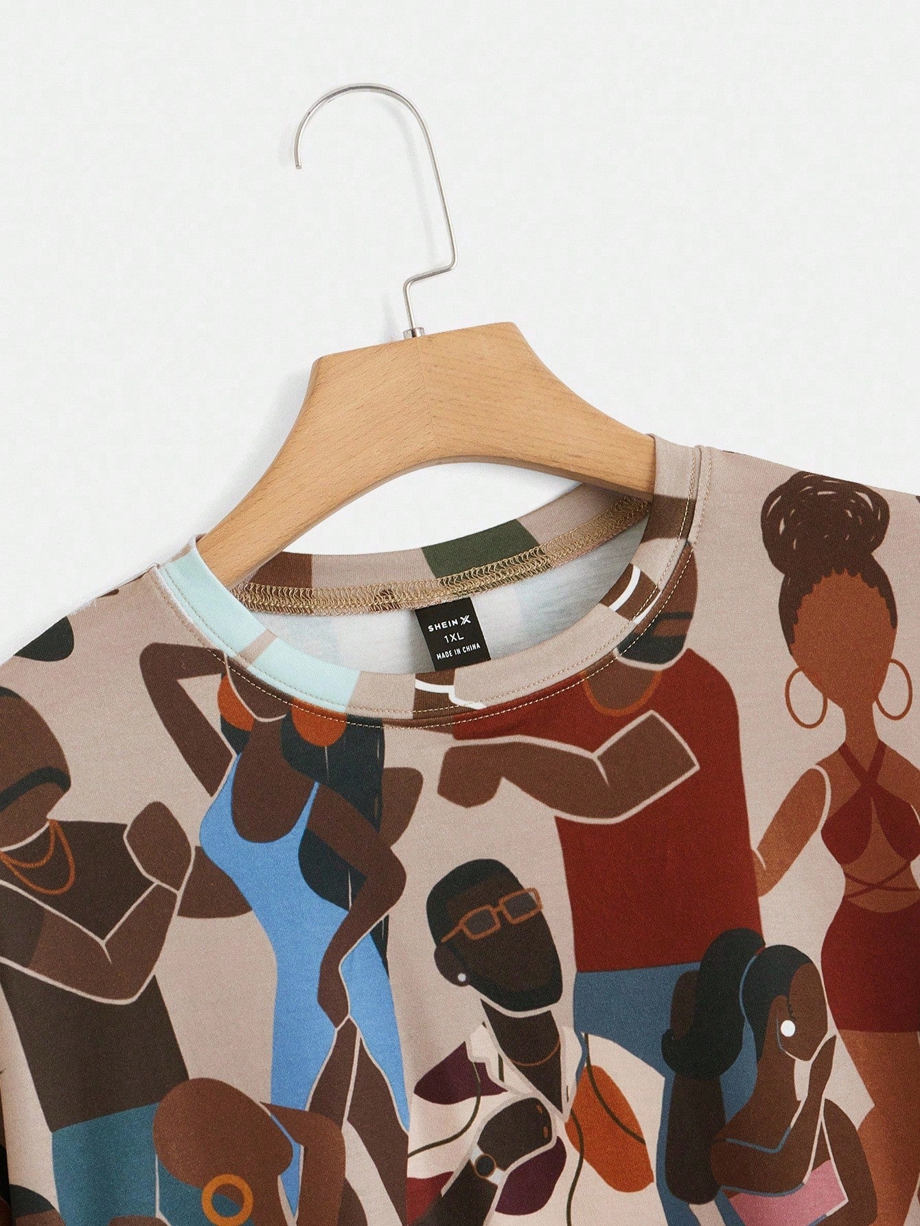 Y2Kool Sierra Siler Artist Retro Street Plus Figure Graphic Crop Tee, For Summer, Holiday, Vacation, Spring, Festival, Ibiza Fits Going Out Autumn Casual Stylish Collection New Year Spring Women Birth