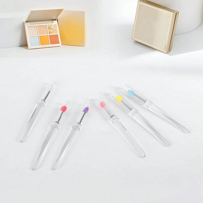 Yoizyfree Reusable Lip Mask Applicators- 6 Pcs Silicone Lip Gloss &Amp; Lipstick Brush Set