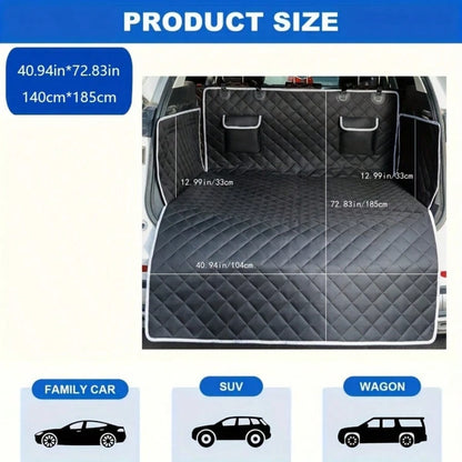 YVDKL 1 Piece Of Car Rear Compartment Mat, With Storage Bag, Bottom Plastic Anti Slip Pet Rear Compartment Mat, Anti Slip Mat, Anti Dirty Rear Compartment Mat