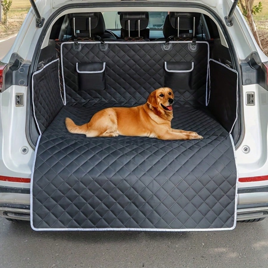 YVDKL 1 Piece Of Car Rear Compartment Mat, With Storage Bag, Bottom Plastic Anti Slip Pet Rear Compartment Mat, Anti Slip Mat, Anti Dirty Rear Compartment Mat